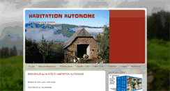 Desktop Screenshot of habitation-autonome.com